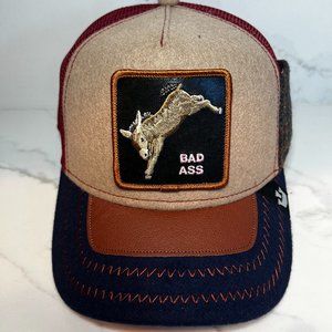 NEW Goorin Bros Farm Trucker Hat - BAD ASS "DETENTION SEEKER"